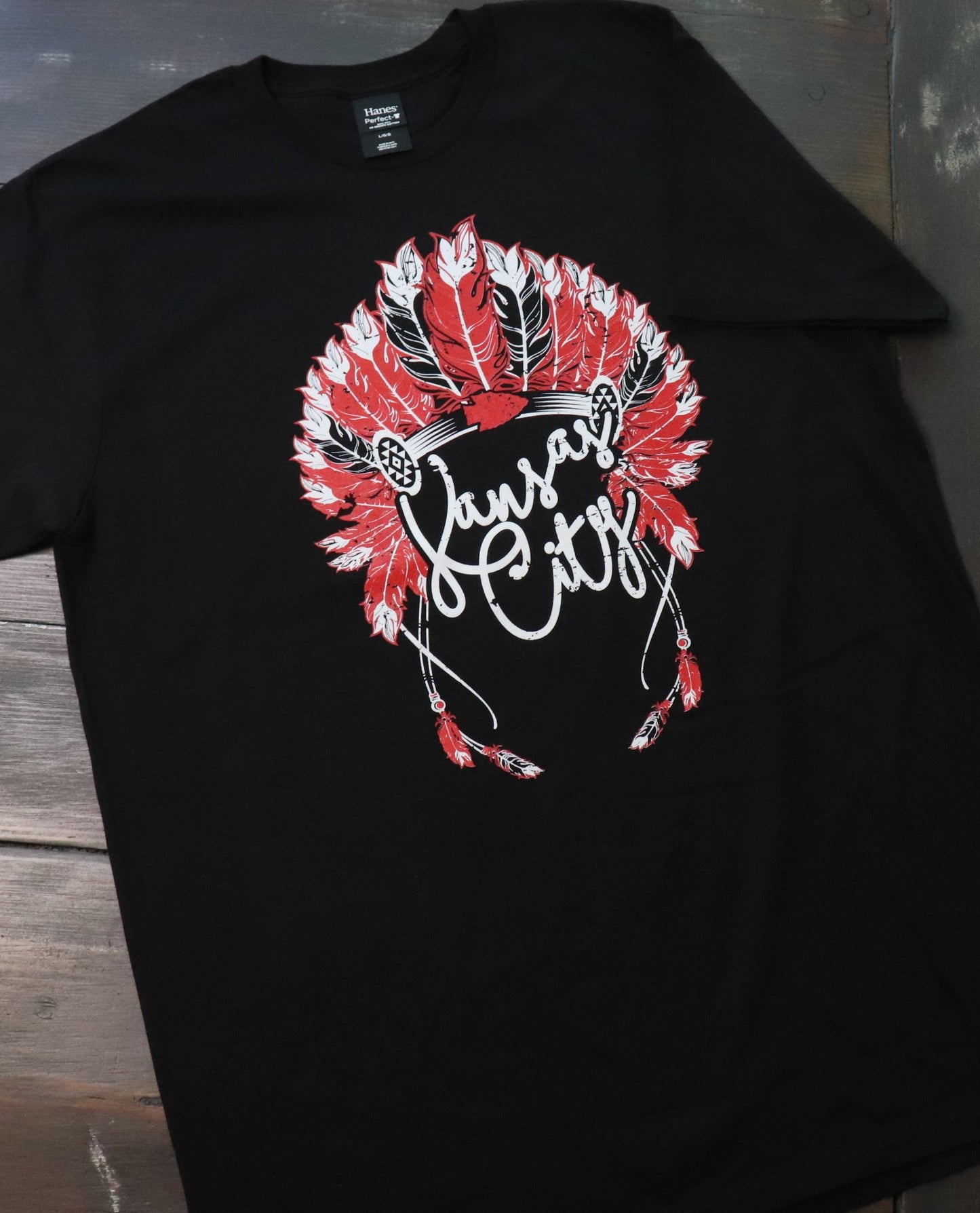 Boho Headress T-shirt on Black