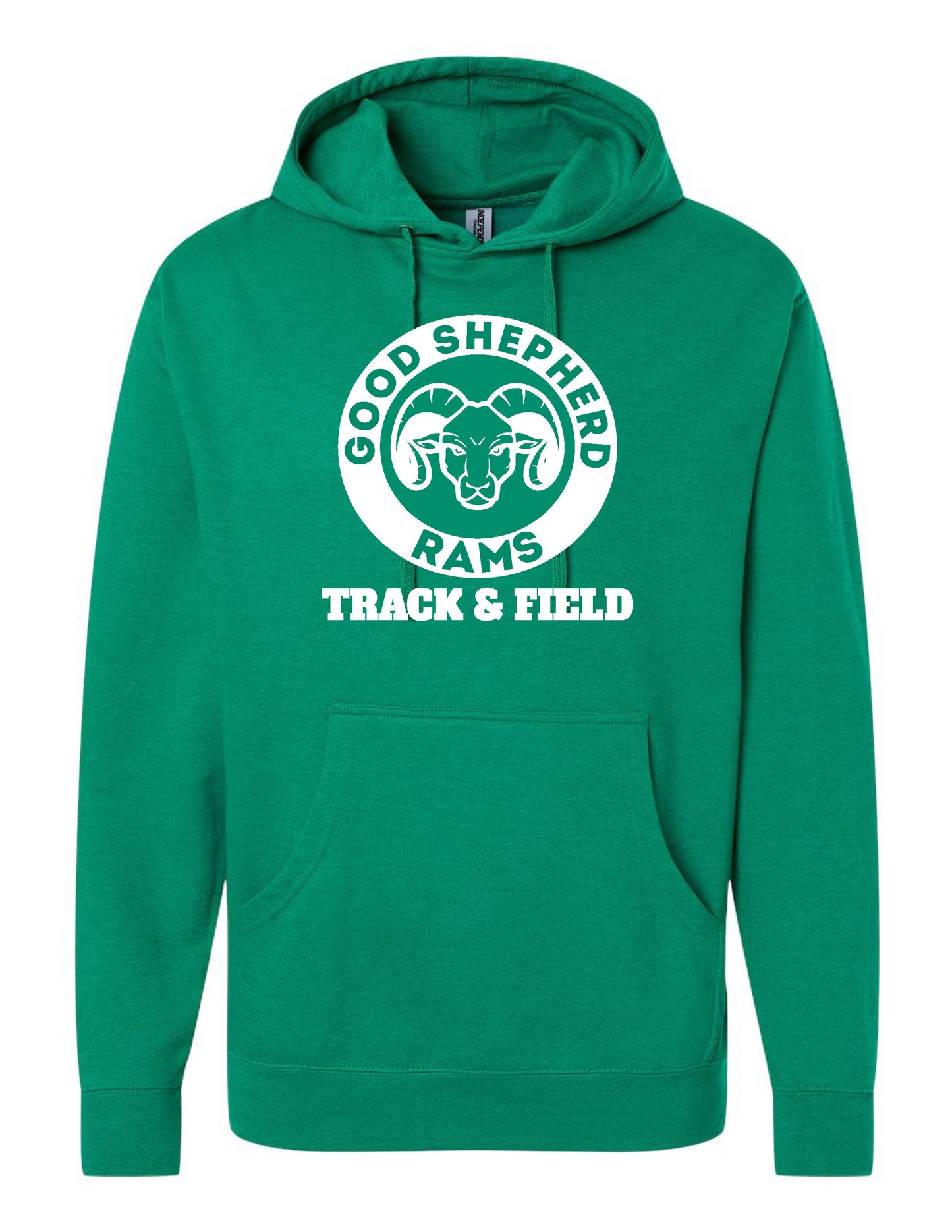 Good Shepherd Track and Field IRISH GREEN HOODIE