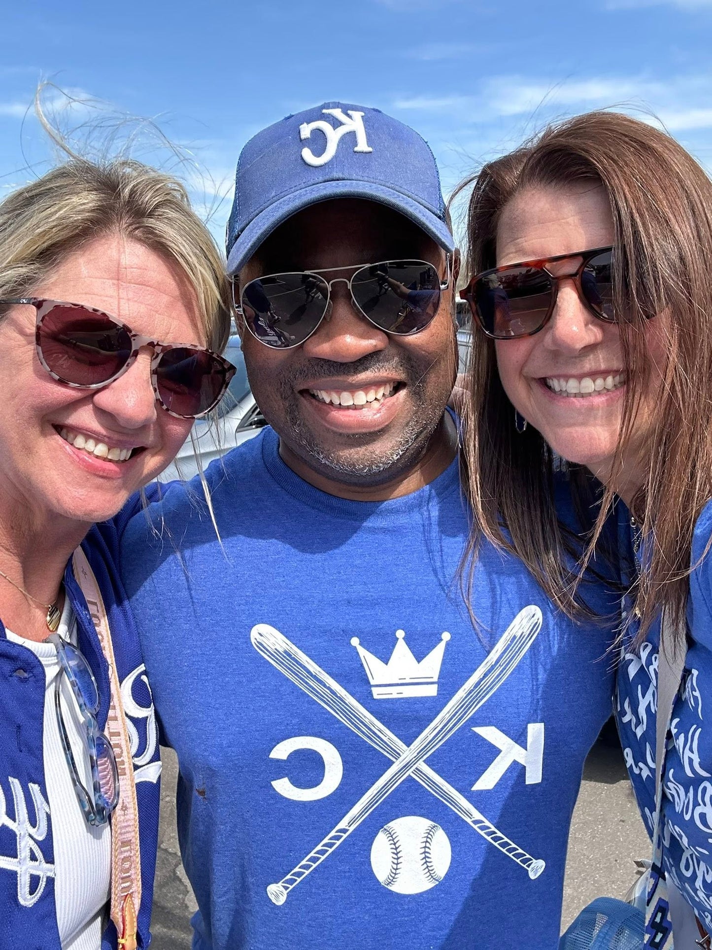 KC Baseball Crossed Bats Short Sleeve - KC Shirts