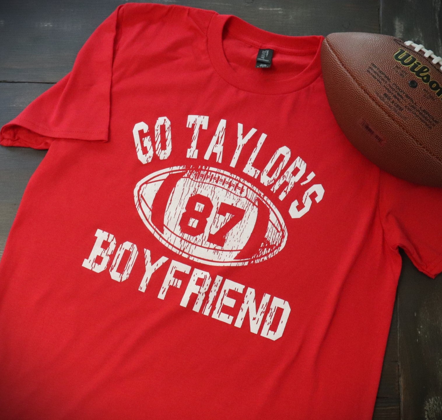 Solid RED Go Taylor's Boyfriend