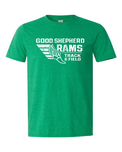 ADULT ss H Green Winged Shoe - KC Shirts