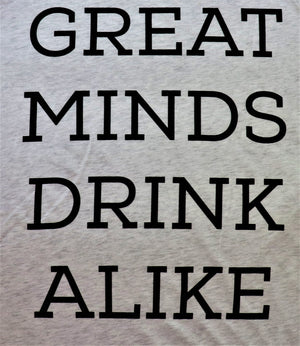Great Minds Drink Alike Raglan