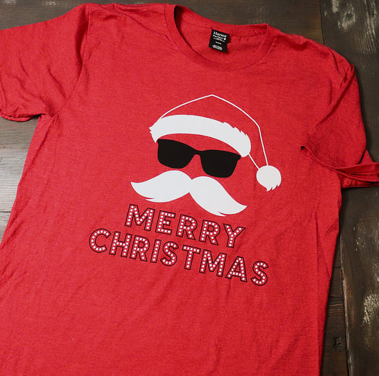 Hipster Santa Short Sleeve