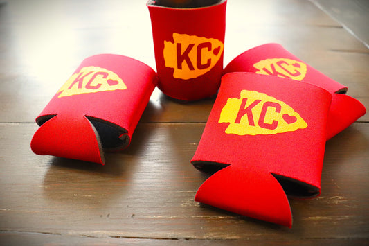 KC Arrowhead Koozie