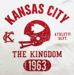 Athletic Dept KC long Sleeve T-Shirt on White