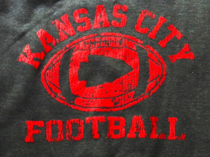 Charcoal Kansas City Football Short Sleeve