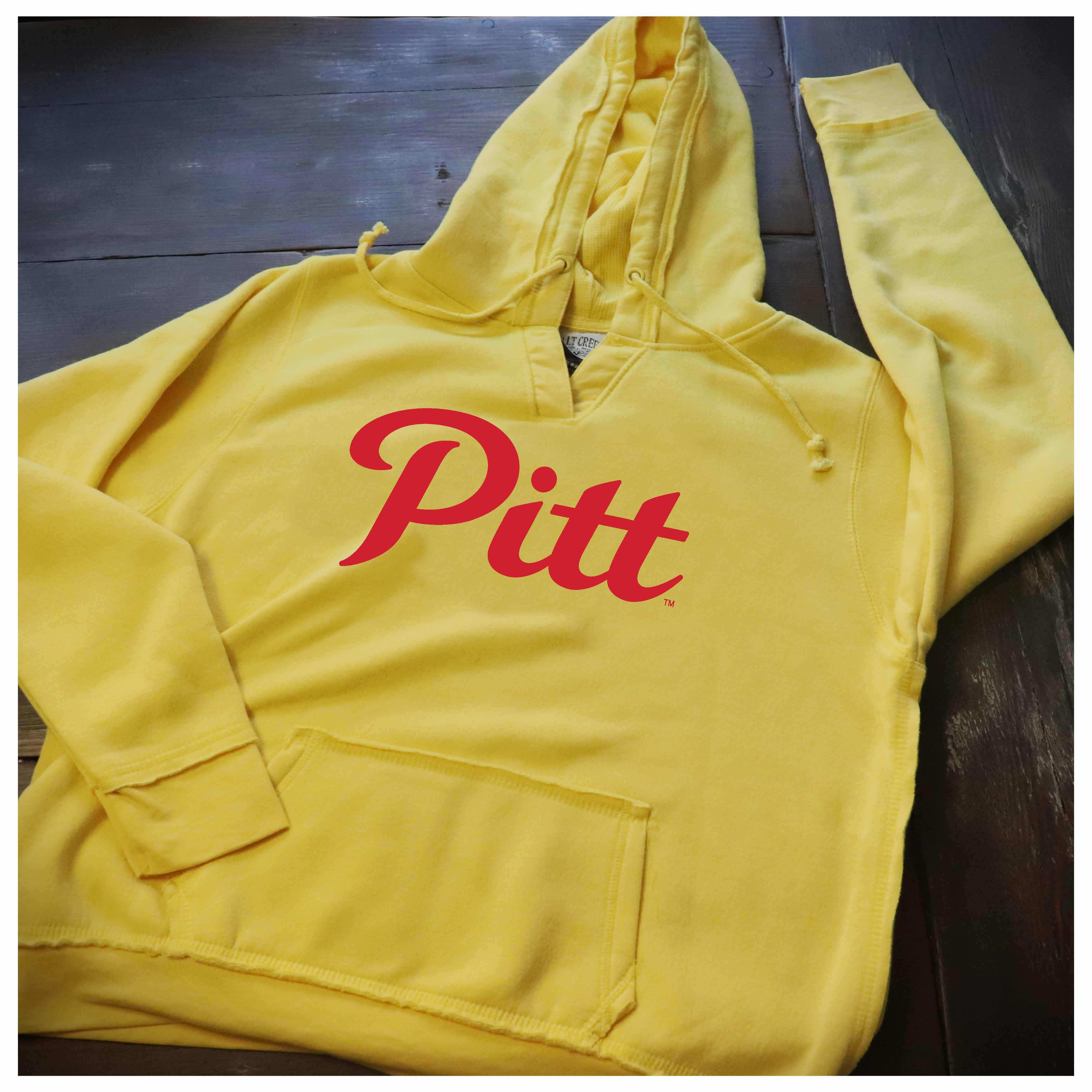Yellow Pitt State Hoodie