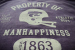 K-State Heather Purple Athletic Dept Crew Neck Sweatshirt