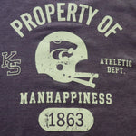 Heather Purple Athletic Dept Crew Neck Sweatshirt