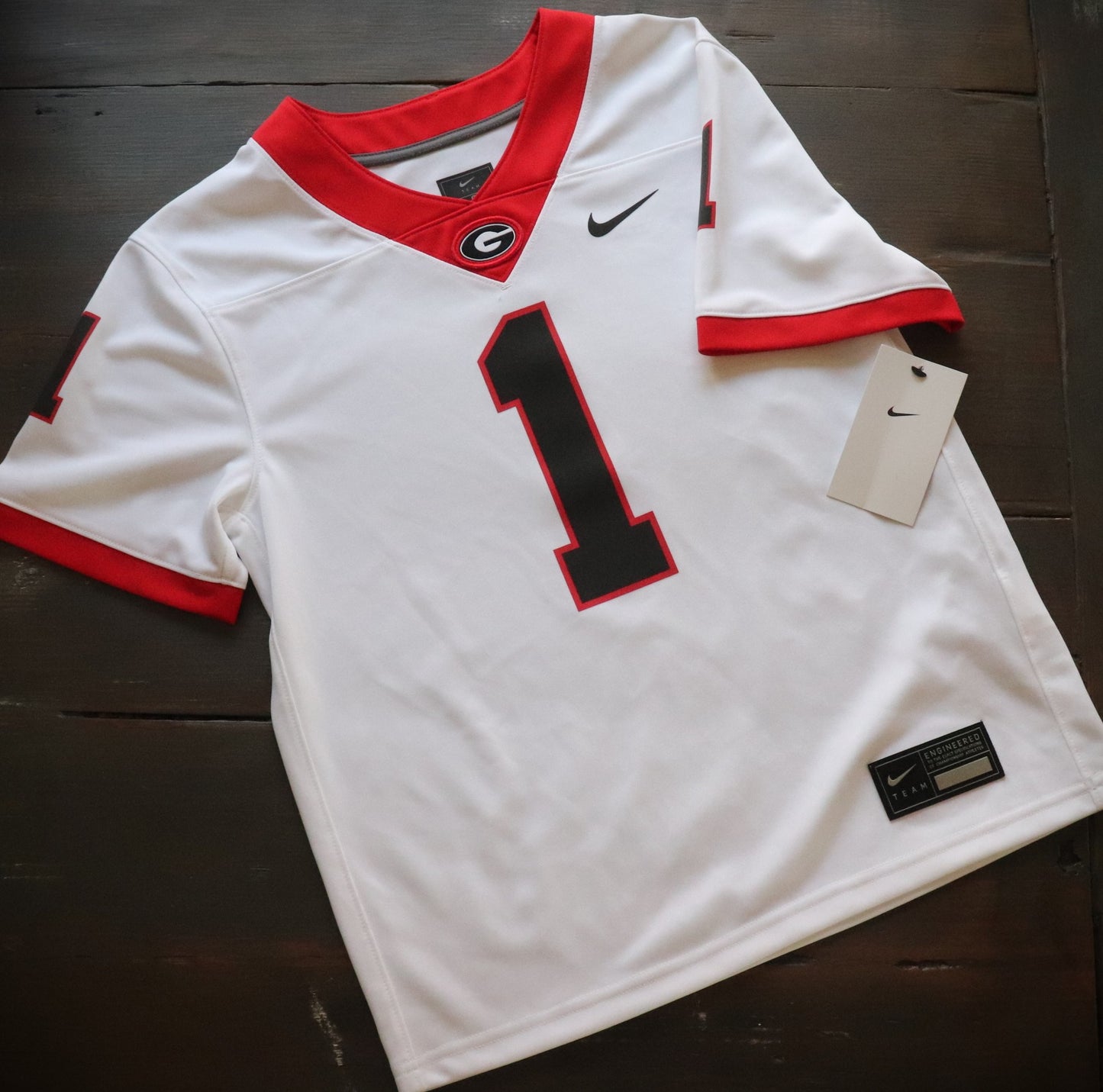 YOUTH SMALL U of Georgia Nike Jersey Size