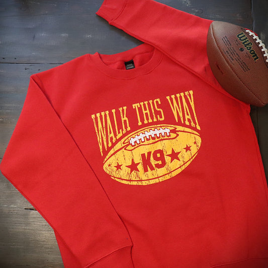 WALK this way Crewneck Sweatshirt