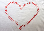 Heart Baseball Laces - KC Shirts