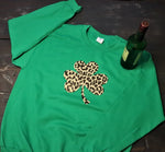 Cheetah Print Shamrock - KC Shirts