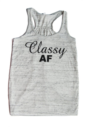 Classy AF Tank - KC Shirts