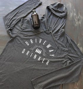Driveway Drinker™ LIghtweight Hoodie - KC Shirts