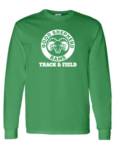 Good Shepherd Track and Field LONG SLEEVE T-SHIRT IRISH GREEN
