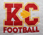 Kansas City Football Ash Crew Sweatshirt