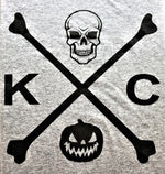 KC Skull and Bones Baseball Tee - KC Shirts