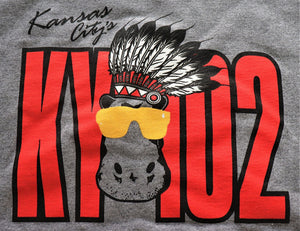 Hippo with Headdress KY102 Crew Neck Sweatshirt