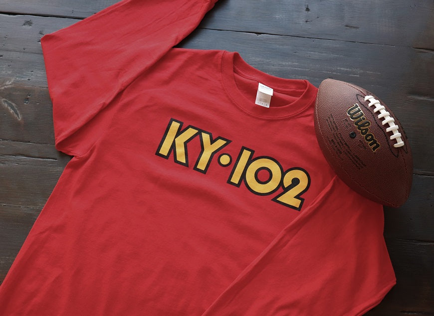Red Long Sleeve KY102 with Dot - KC Shirts