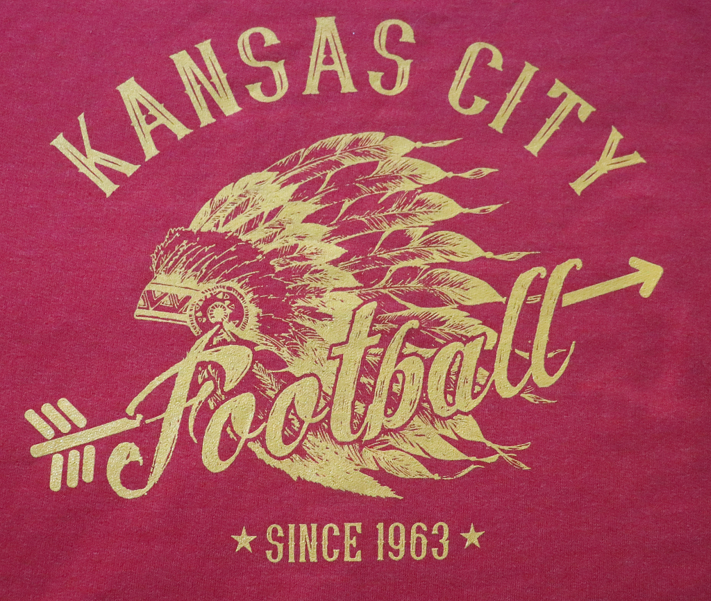 NEW Kansas City Football Headdress T-Shirt