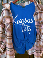 Script Kansas City on Blue