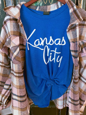 Script Kansas City on Blue
