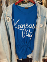 Script Kansas City on Blue