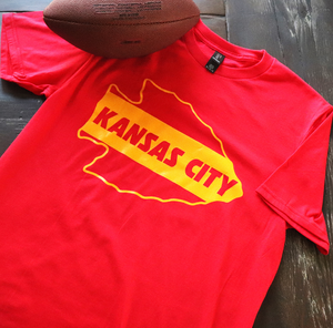 Custom kansas city sales chiefs t shirts
