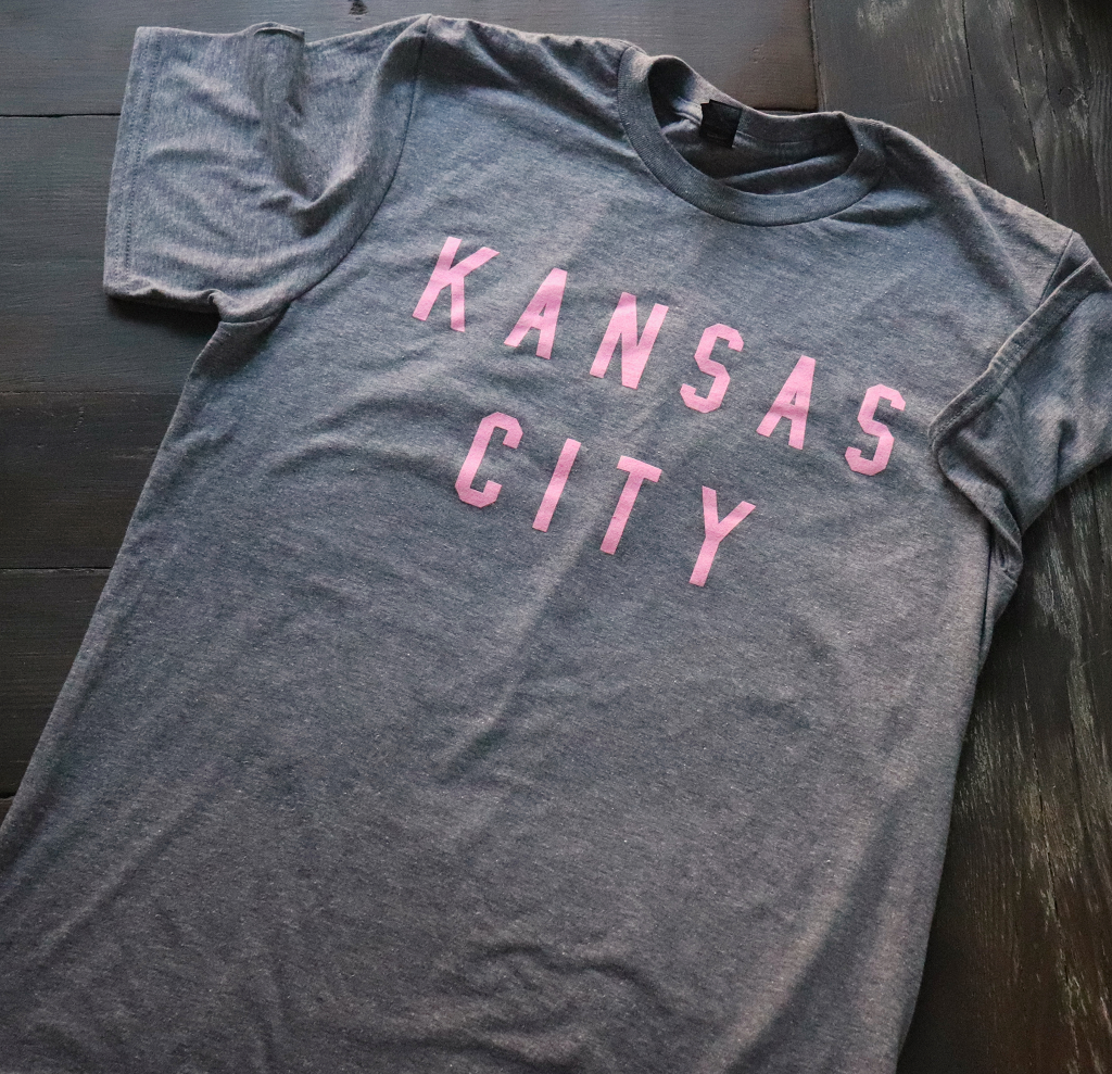 Kansas City in Pink T-shirt