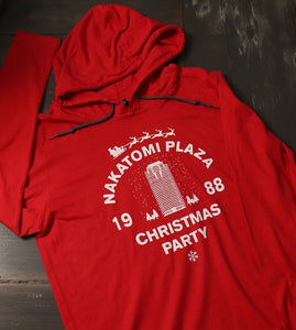 Nakatomi Plaza Christmas Party! Thin Hoodie