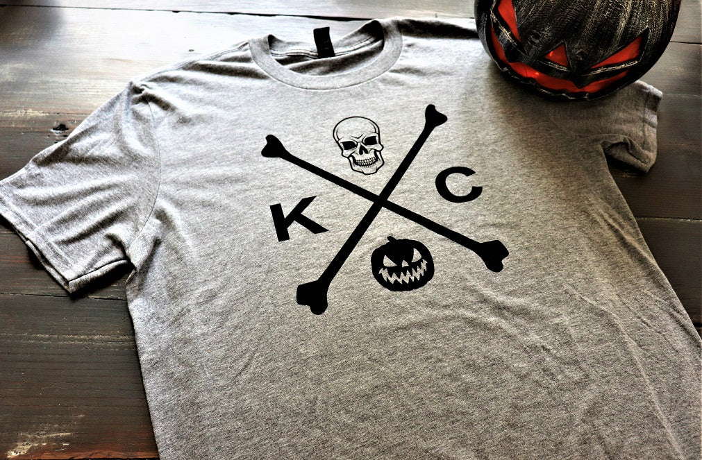 KC Skull and Bones Short Sleeve - KC Shirts