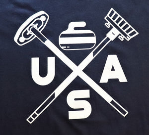 USA Curling T-shirt